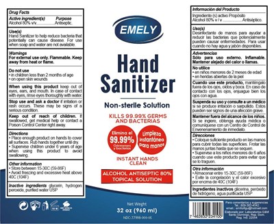 Emely Hand Sanitizer 960 mL.jpg 960 mL - Emely Hand Sanitizer 960 mL